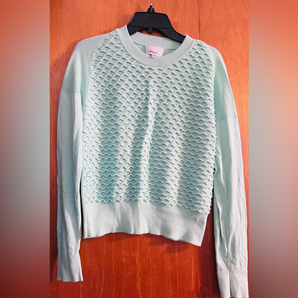 3.1 Phillip Lim Light Green Knit Top